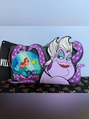 Loungefly Disney Villains Scene Ursula Crystal Ball Flap Wallet